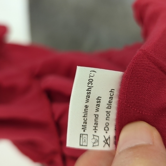 Zesica Smock Cottagecore Maxi Dress Red Sz Medium cottagecore summer bohemian - Picture 12 of 12